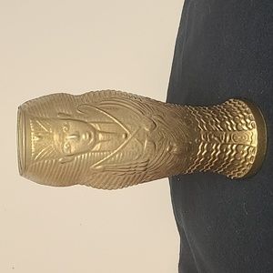 Hand Blown Glass Egyptian Mummy Vase Luxor Las Vegas